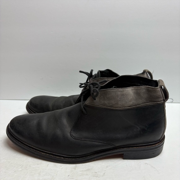 Cole Haan Williams Black Gray Chukka Boots Lace-up Leather Men’s 12 C20917 main image 5